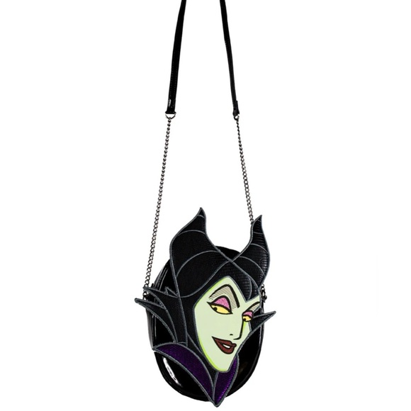 Danielle Nicole Maleficent Die-cut Crossbody Bag RARE NWT - Picture 2 of 9